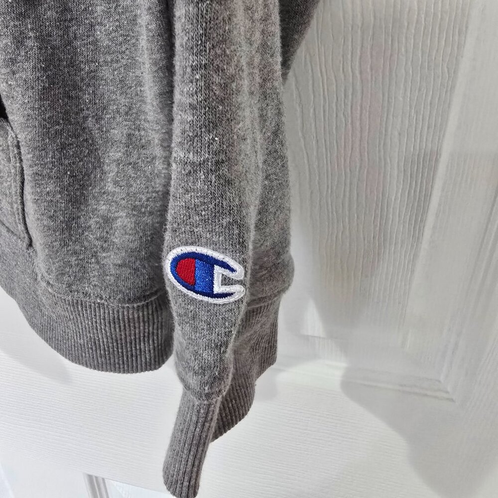 Tusculum Pioneers Men's Champion 1/4 Zip Pullover Sweatshirt Gray Size Large - Picture 4 of 8